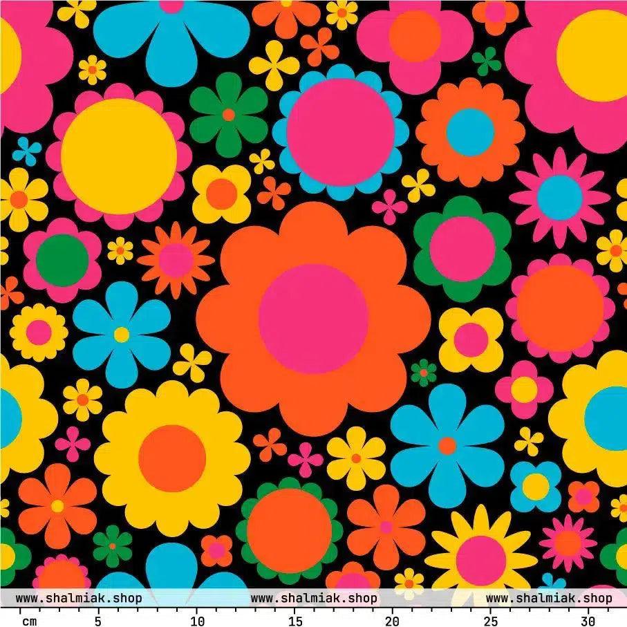 Fabric - BLOOMPOP happy - Popping Bloom Print