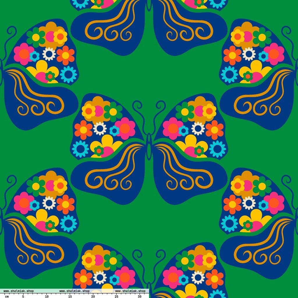 Fabric - FAB FLOVERYFLY green XL