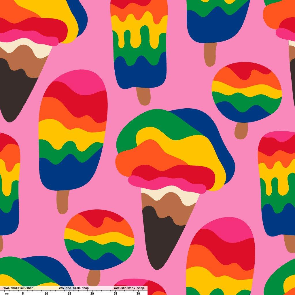 Fabric - MANIC ICE pink