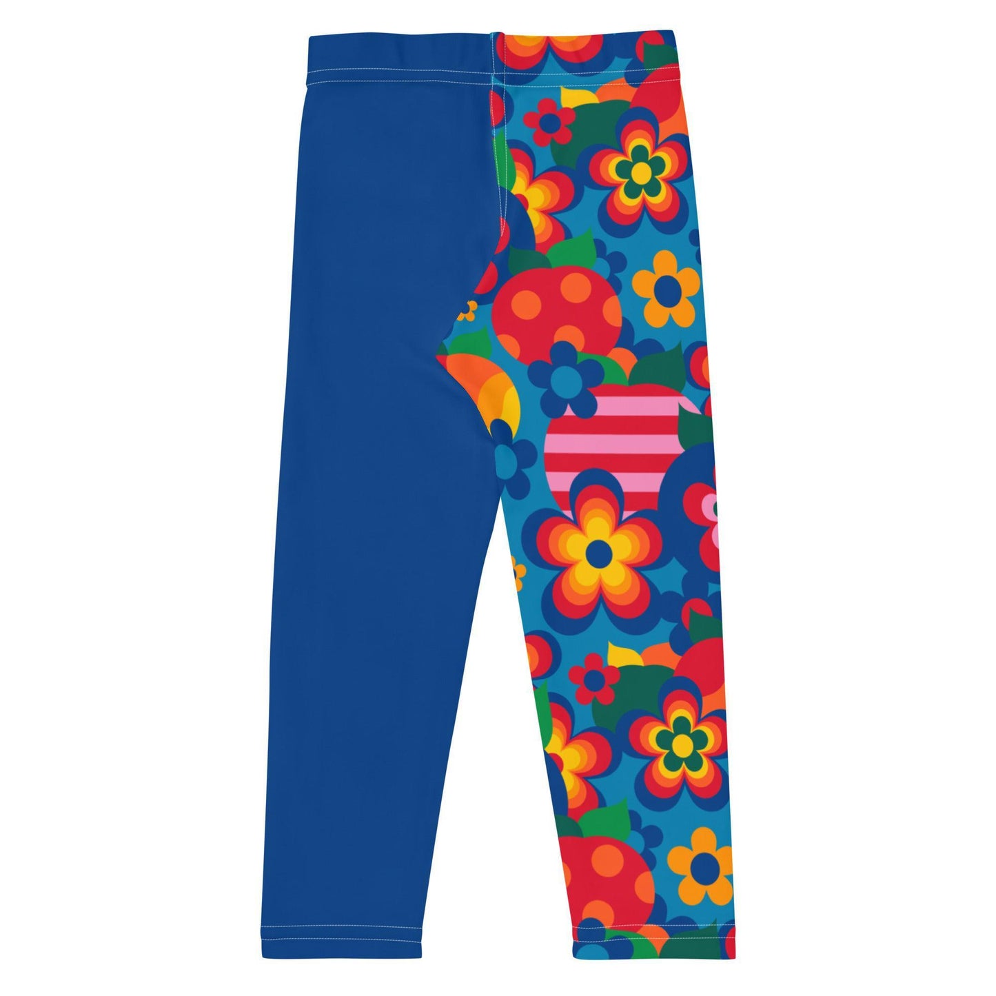 Kids' Leggings - APPLEMANIA blue - Fun Apple Print