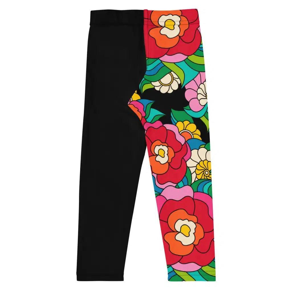 Kids' Leggings - BELLADRAMA - Big Bold Bloom Print