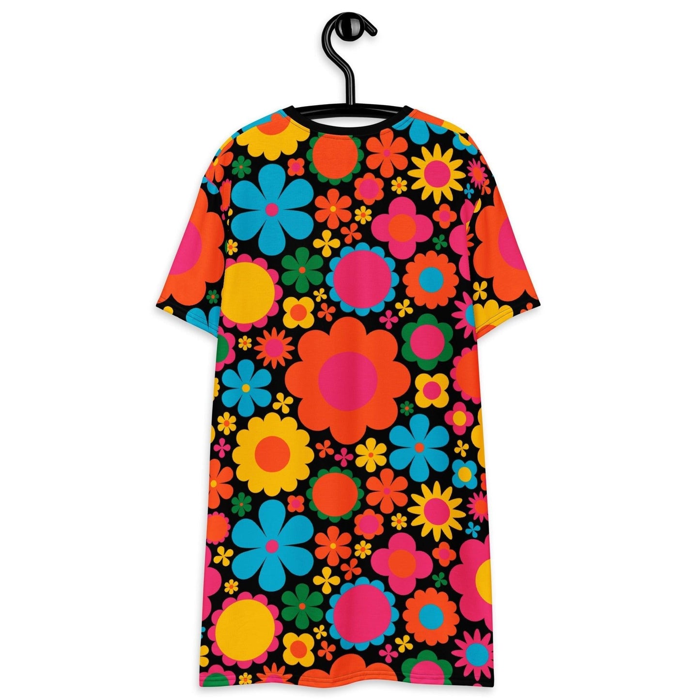 T-Shirt Dress - BLOOMPOP happy - Popping Bloom Print