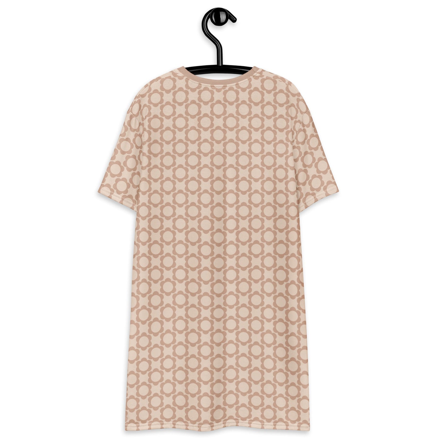 T-Shirt Dress - ELLIE BLOOM tender beige - Classic Flower Print