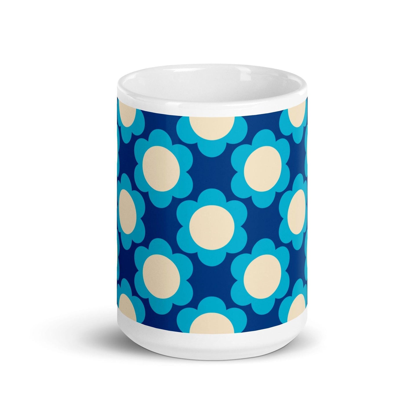 Mug - ELLIE blue - Classic Flower Print