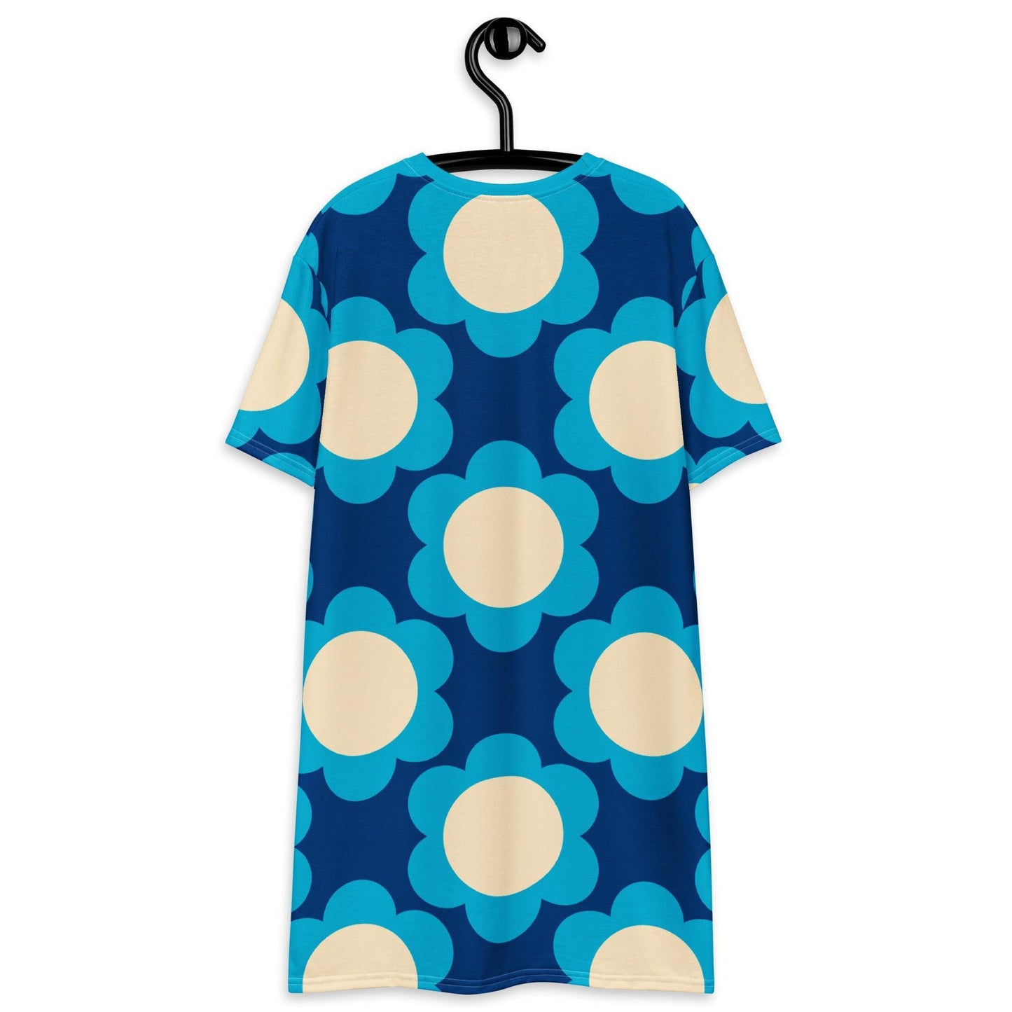 T-Shirt Dress - ELLIE blue - Classic Flower Print