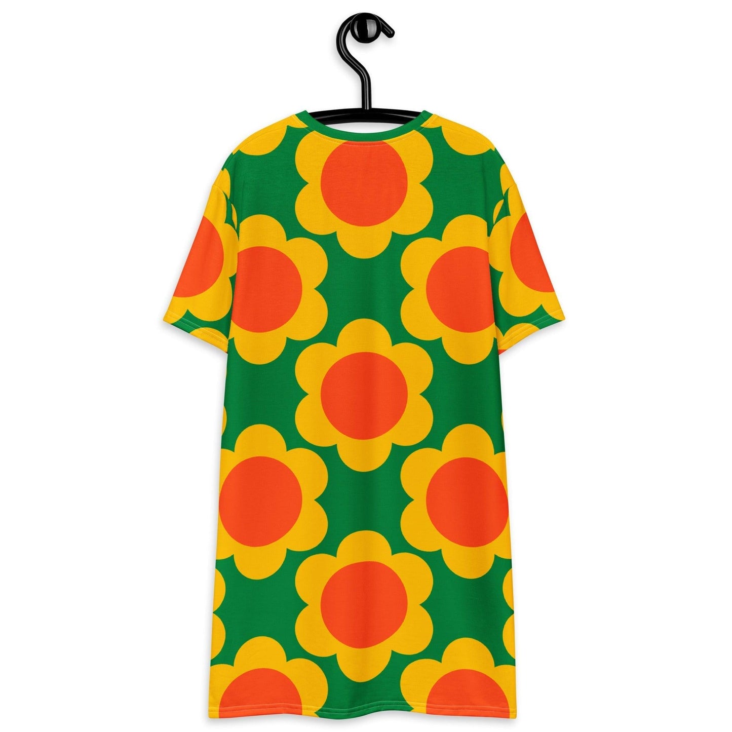 T-Shirt Dress - ELLIE green - Classic Flower Print