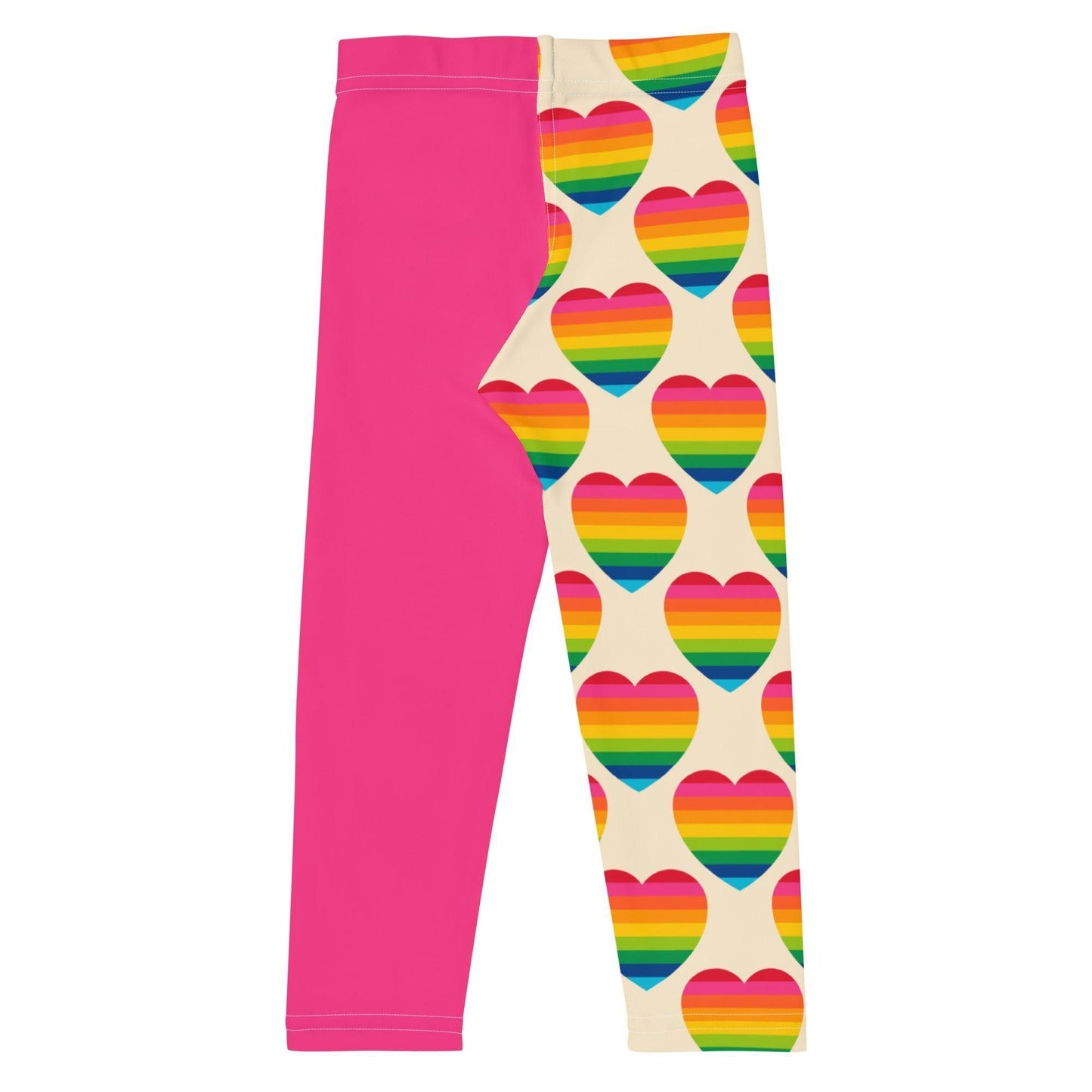 Kids' Leggings - ELLIE LOVE rainbow - Bold Heart Print