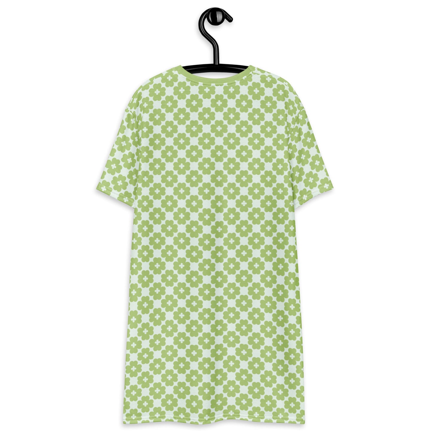 T-Shirt Dress - ELLIE LUCK tender green - Classic Flower Print