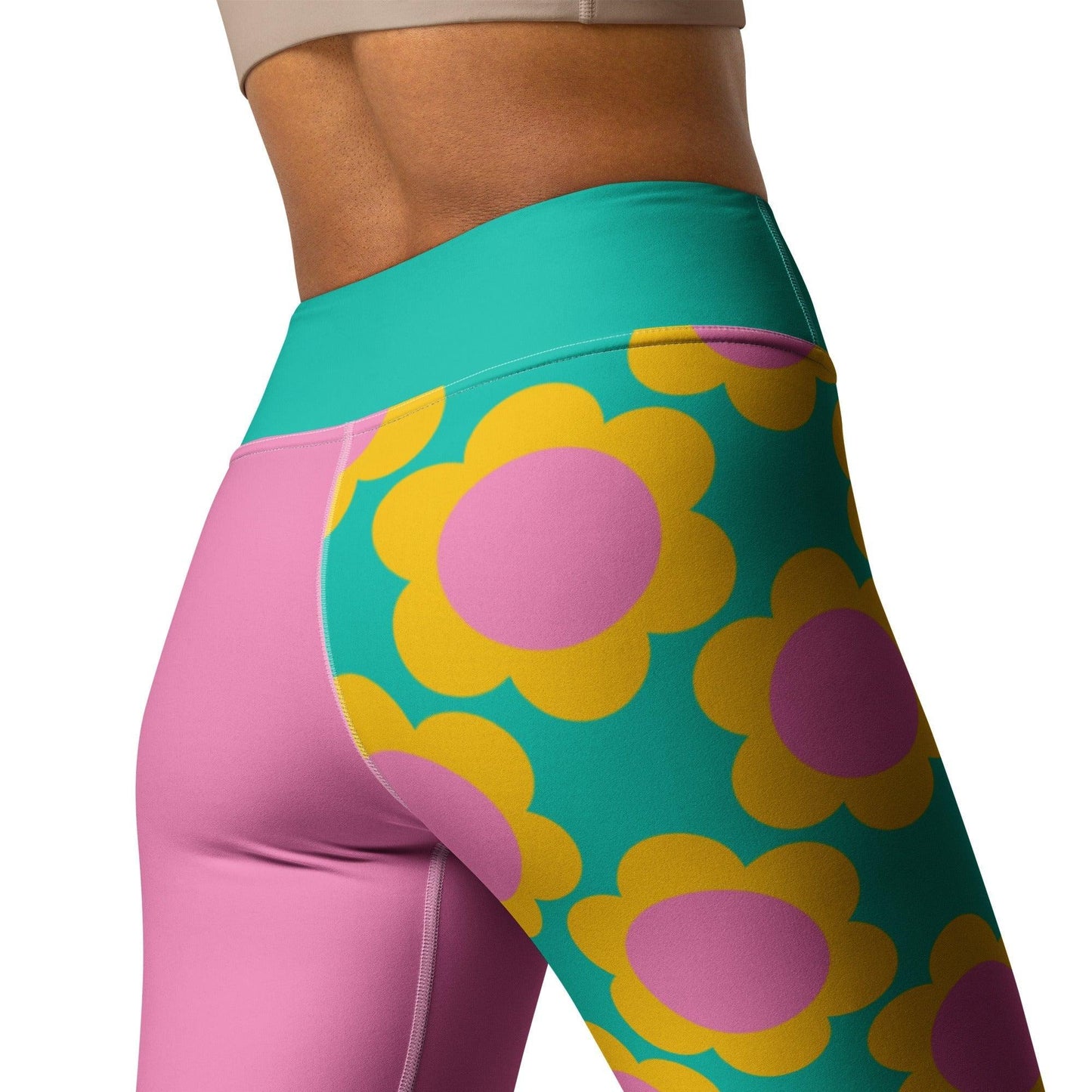 Yoga Leggings - ELLIE - Classic Flower Print