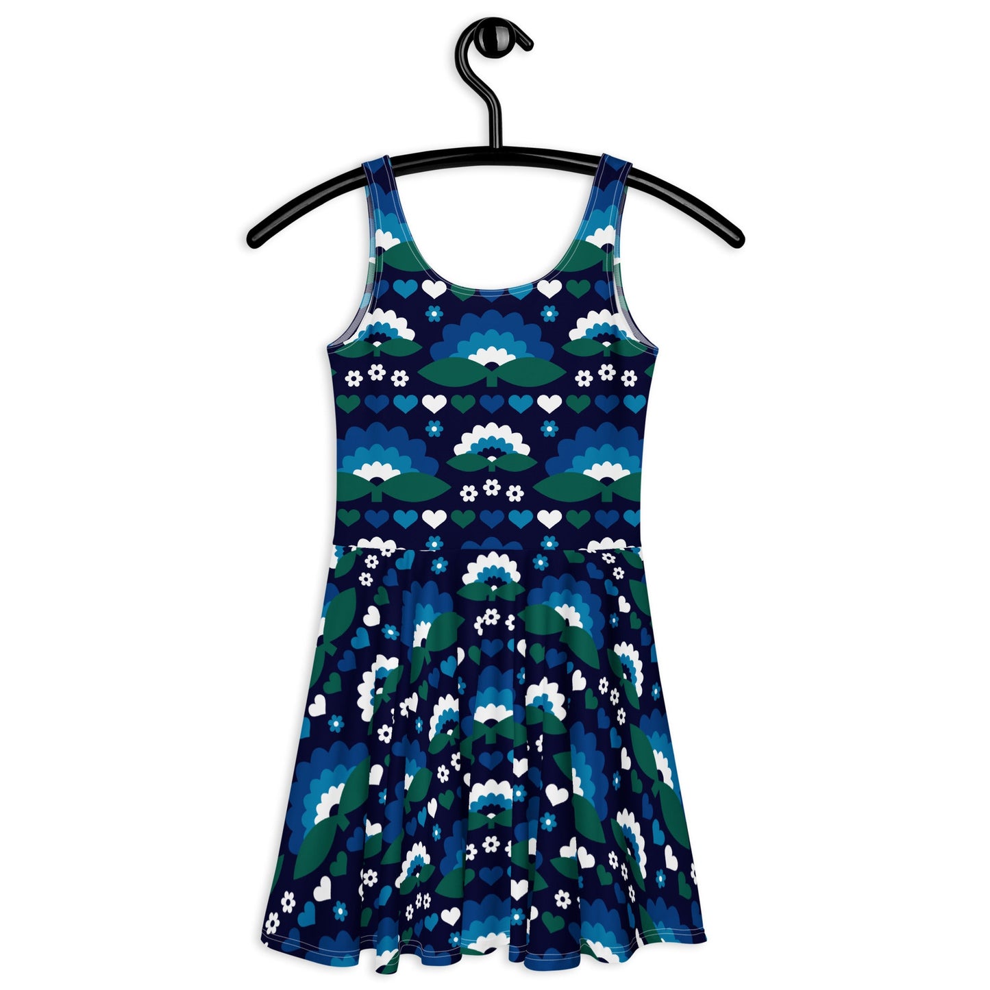 Skater Dress - FALL IN LOVE magic blue