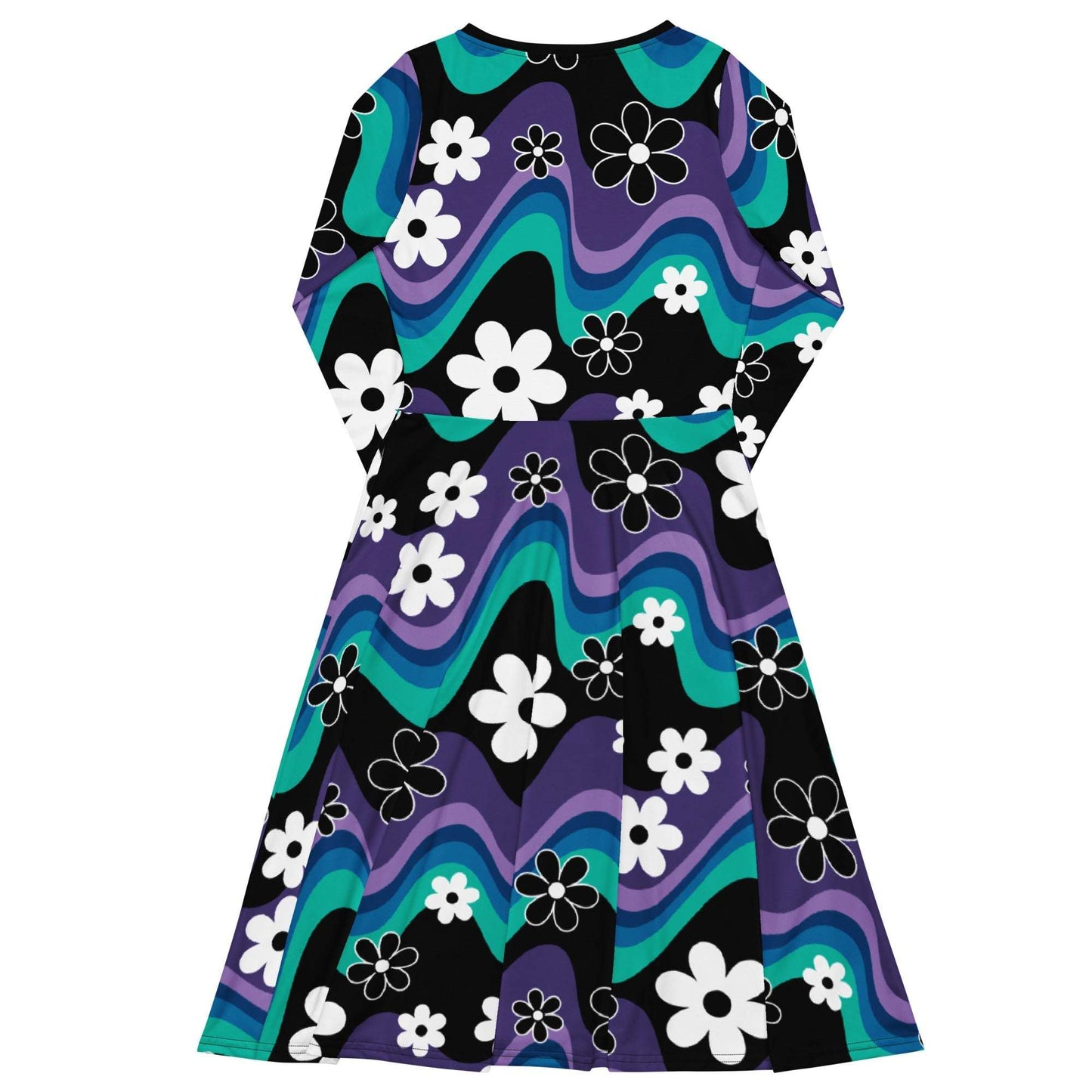 Midi Dress - FLORA RAVE purple