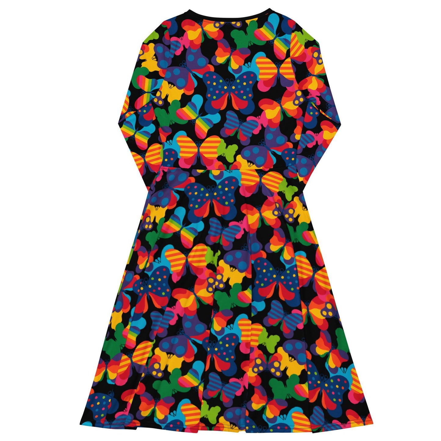 Midi Dress - FLYRAVE black