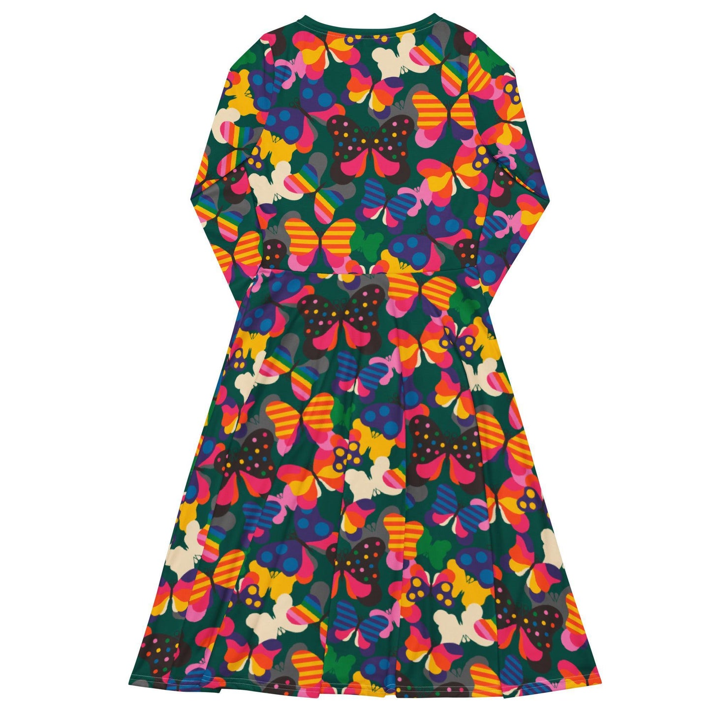 Midi Dress - FLYRAVE green