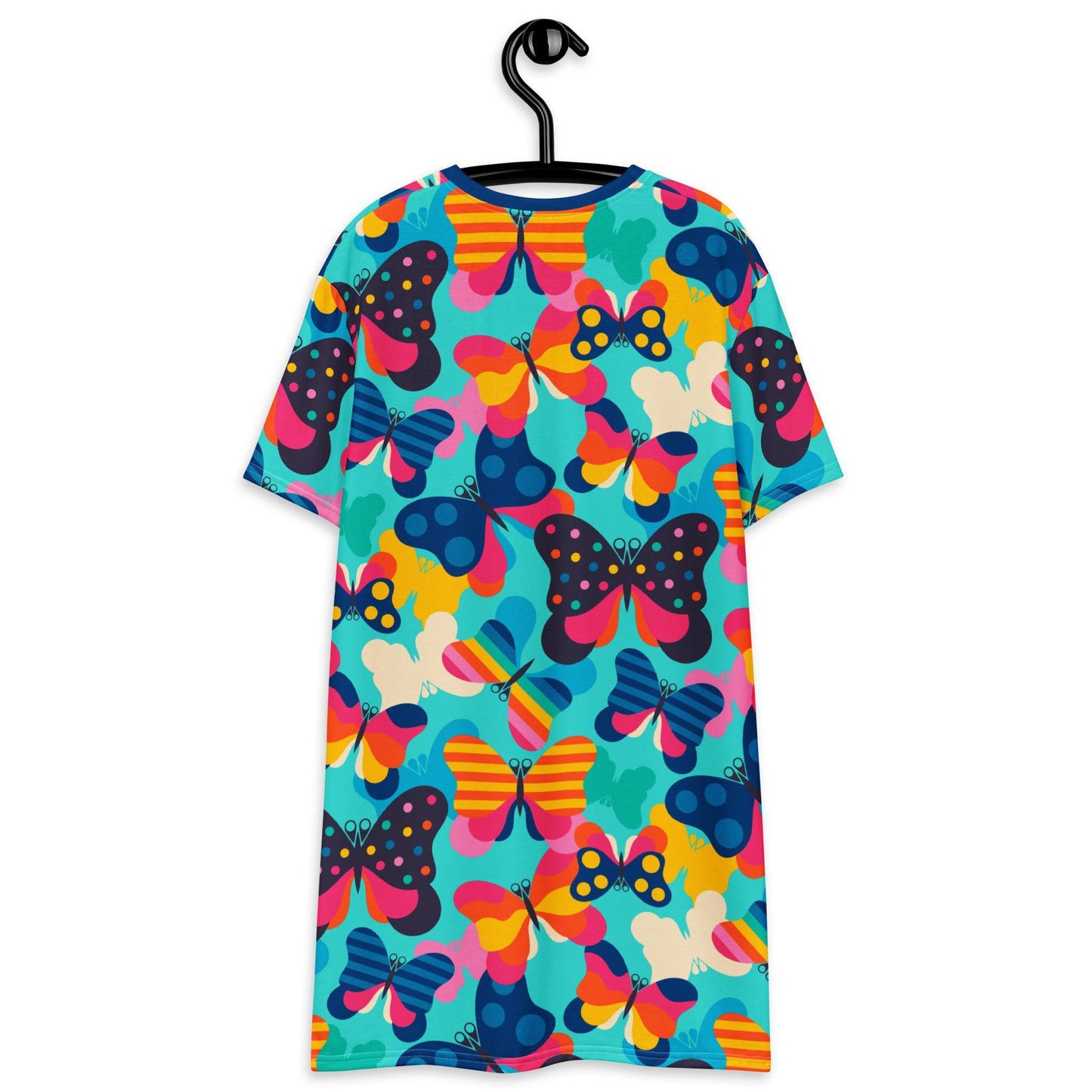 T-Shirt Dress - FLYRAVE turquoise
