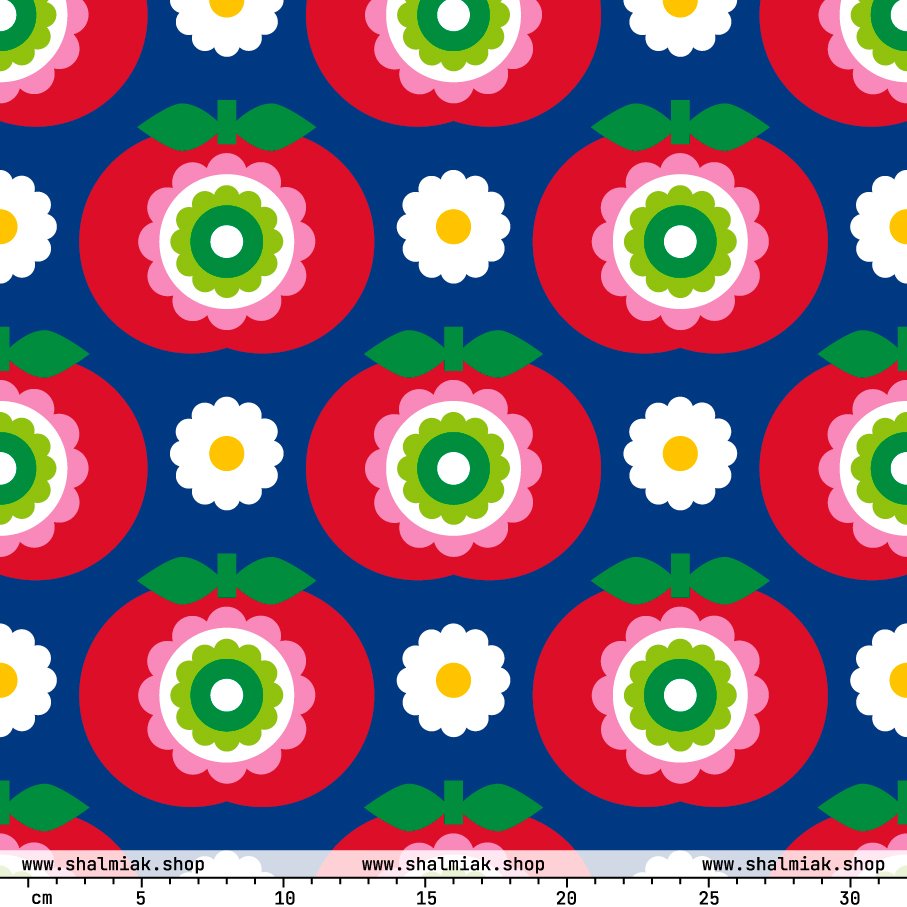 Fabric - GRAND APPLE blue