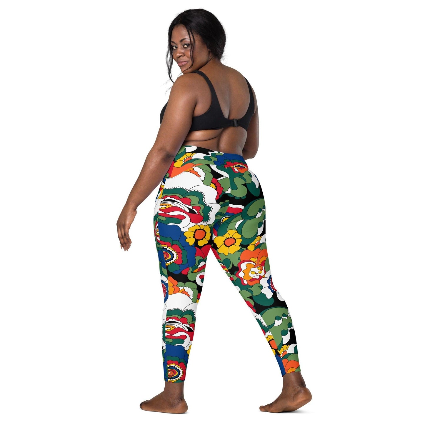 Leggings With Pockets - GROOVY KURBITS black