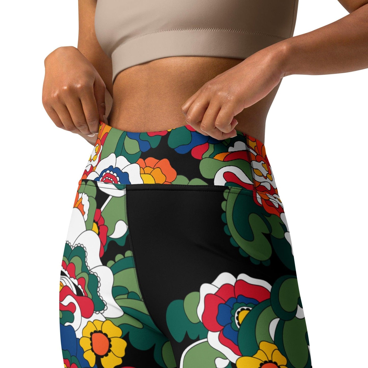 Yoga Leggings - GROOVY KURBITS black