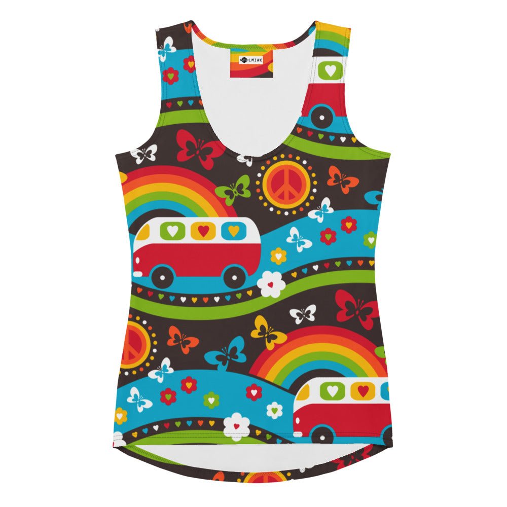 Tank Top - HIPPIE DAY rainbow