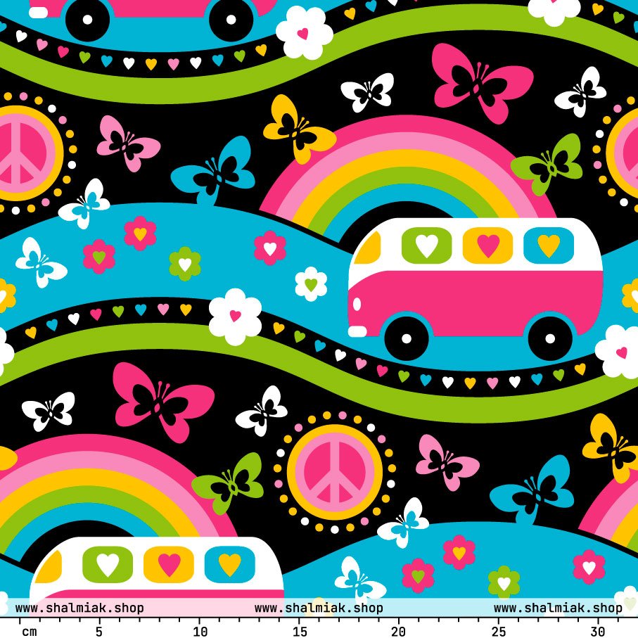 Fabric - HIPPIE DAY sweet