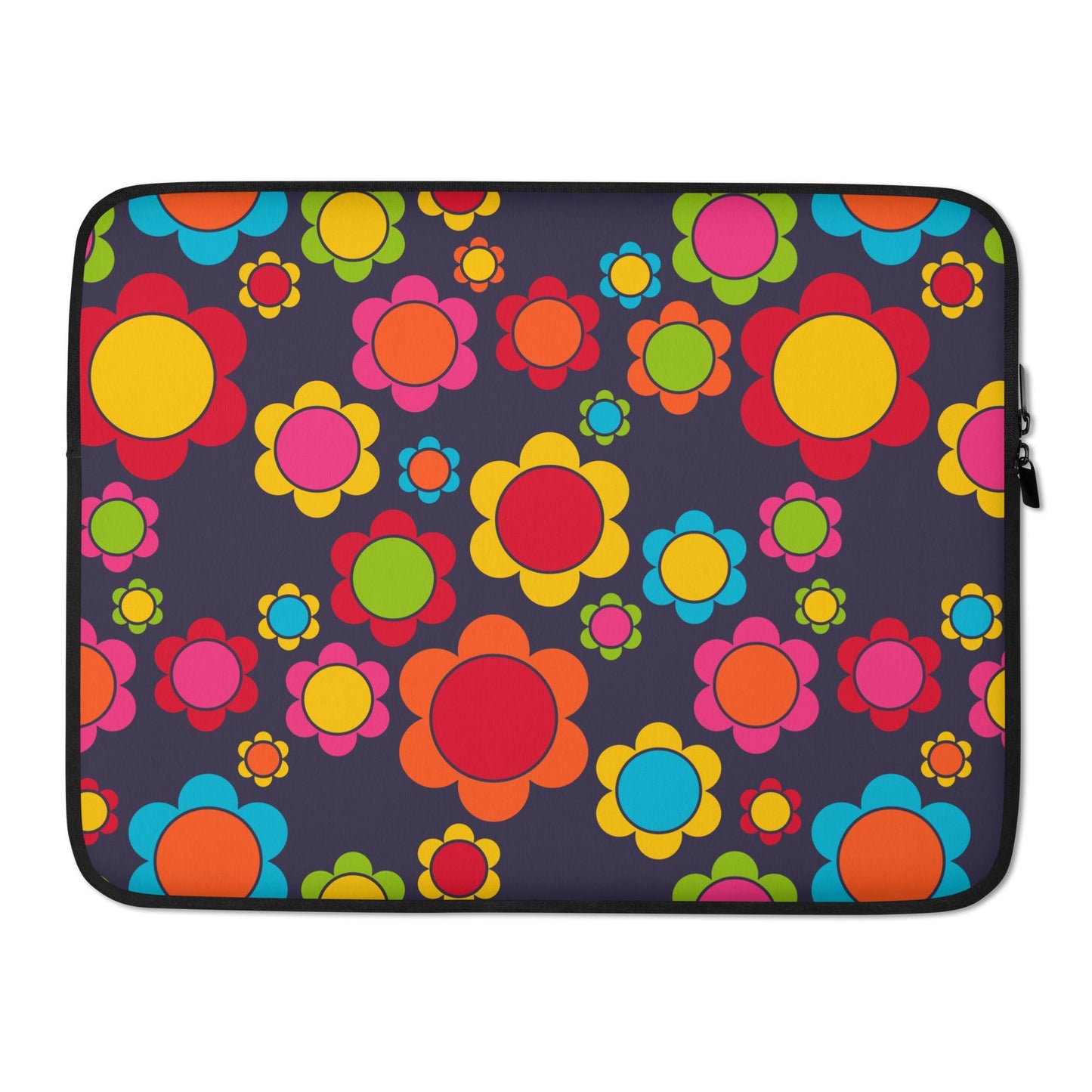 Laptop Sleeve - FLORA PEACE dark blue