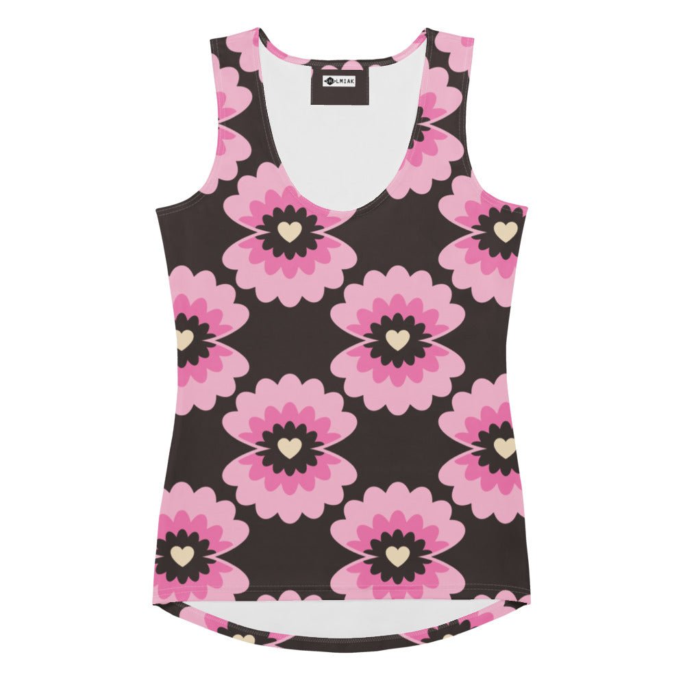 Tank Top - LOVE PEARL pink brown