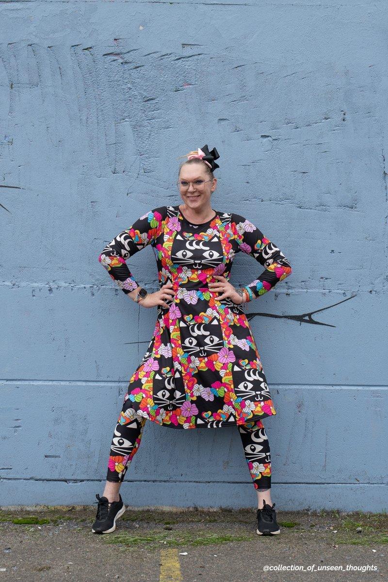 Yoga Leggings -2- MAGICAT black