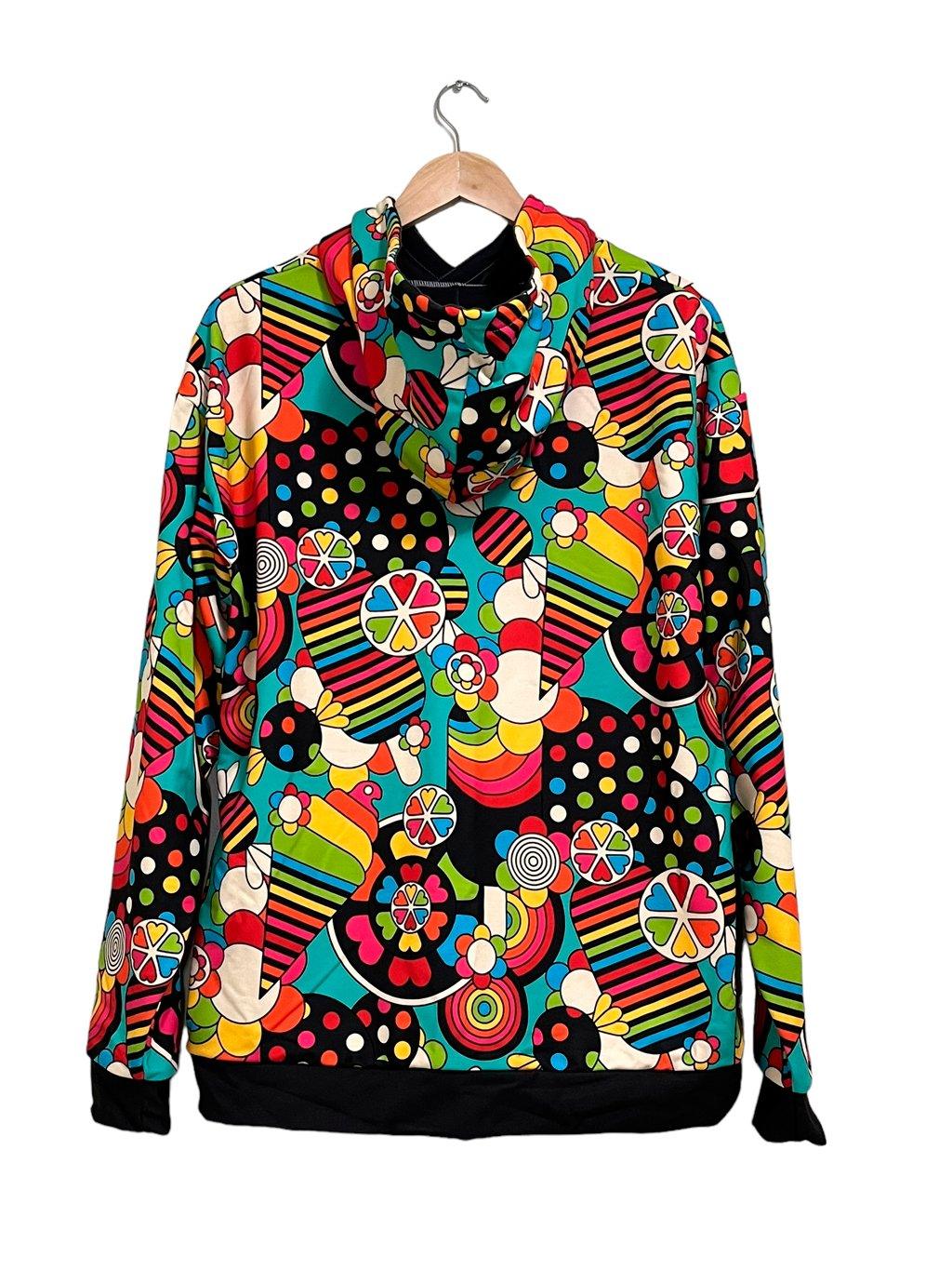 OUTLET - UNISEX HUPPARI - SWEET FREAK mint - koko XL - Playful sweet treats print