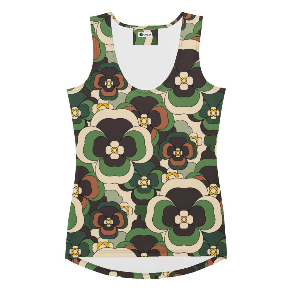 Tank Top - PANSY FANTASY green