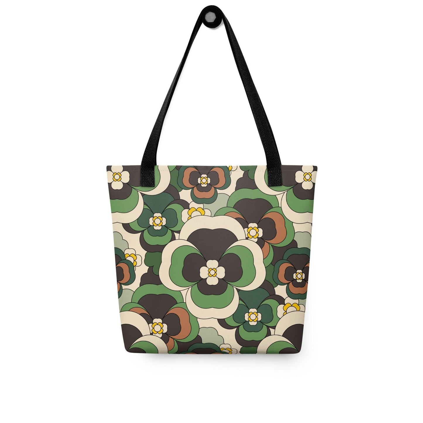 Tote Bag - PANSY FANTASY green