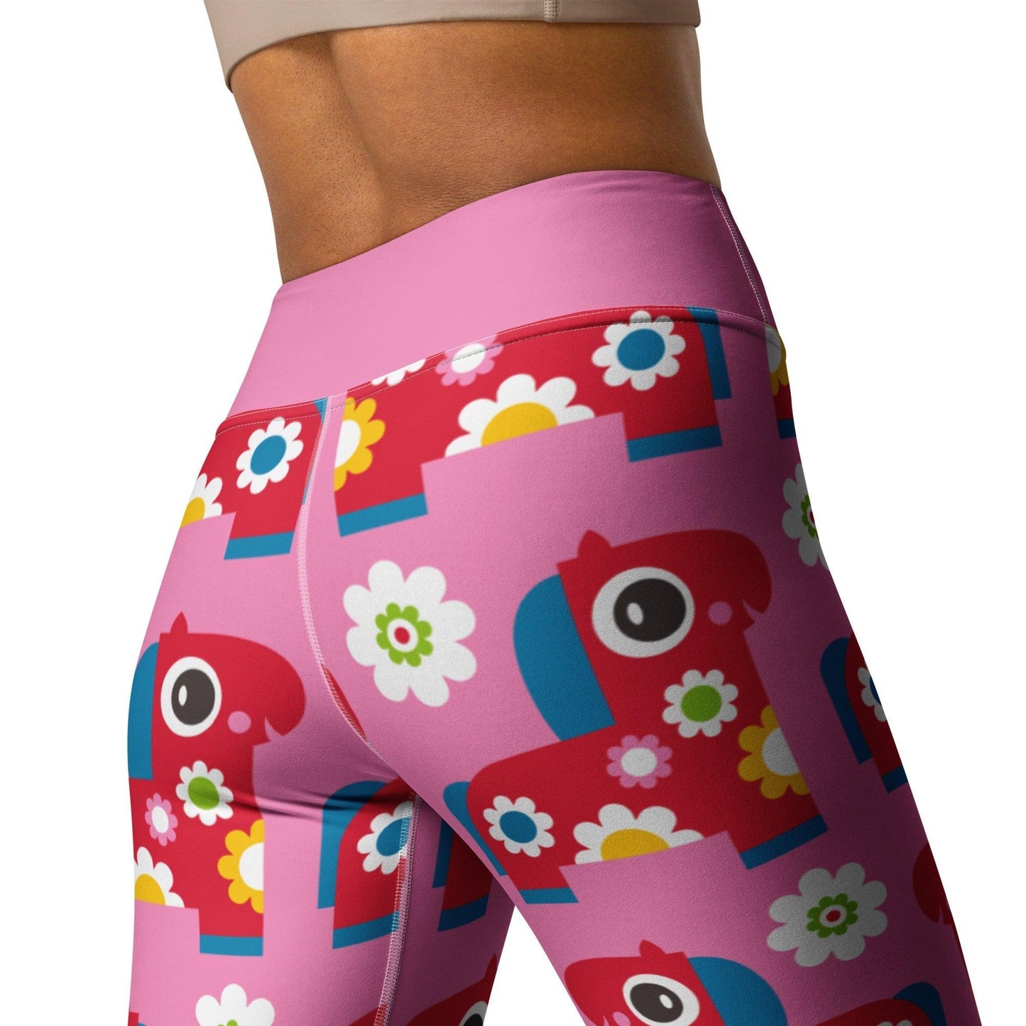 Yoga Leggings -2- PONY BLOOM pink