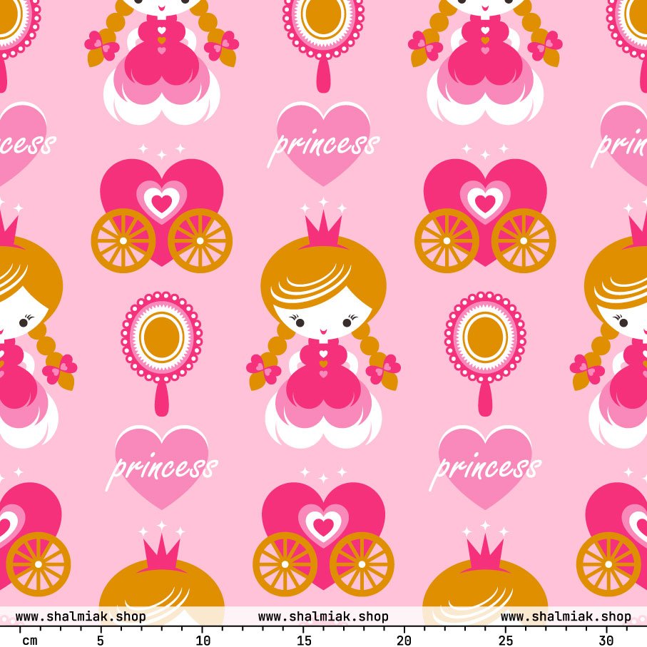 Fabric - PRINCESS pink