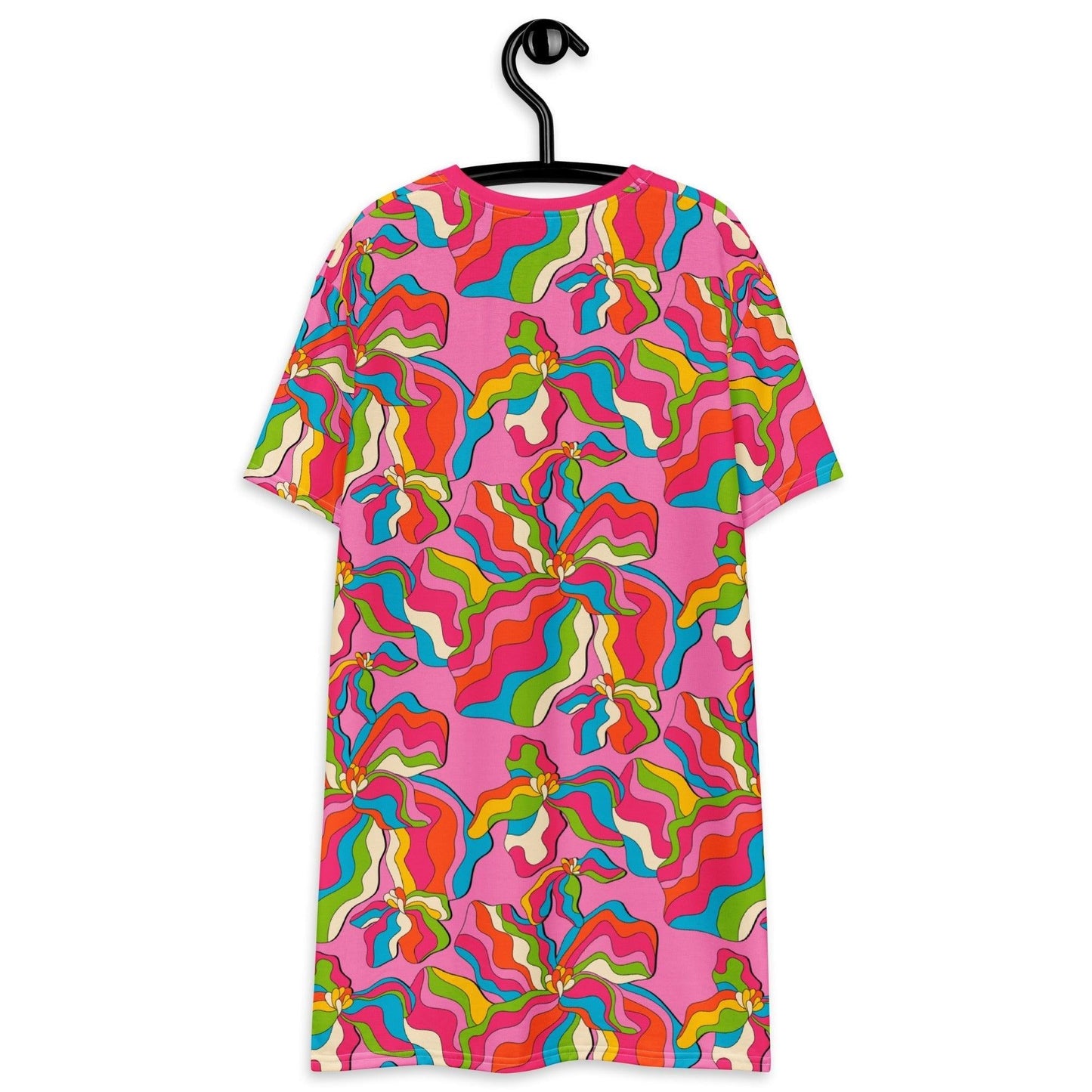 T-Shirt Dress - SASSY IRIS pink