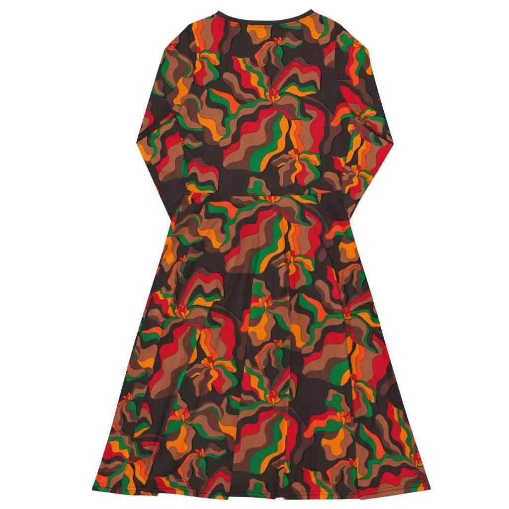 Midi Dress - SASSY IRIS retro