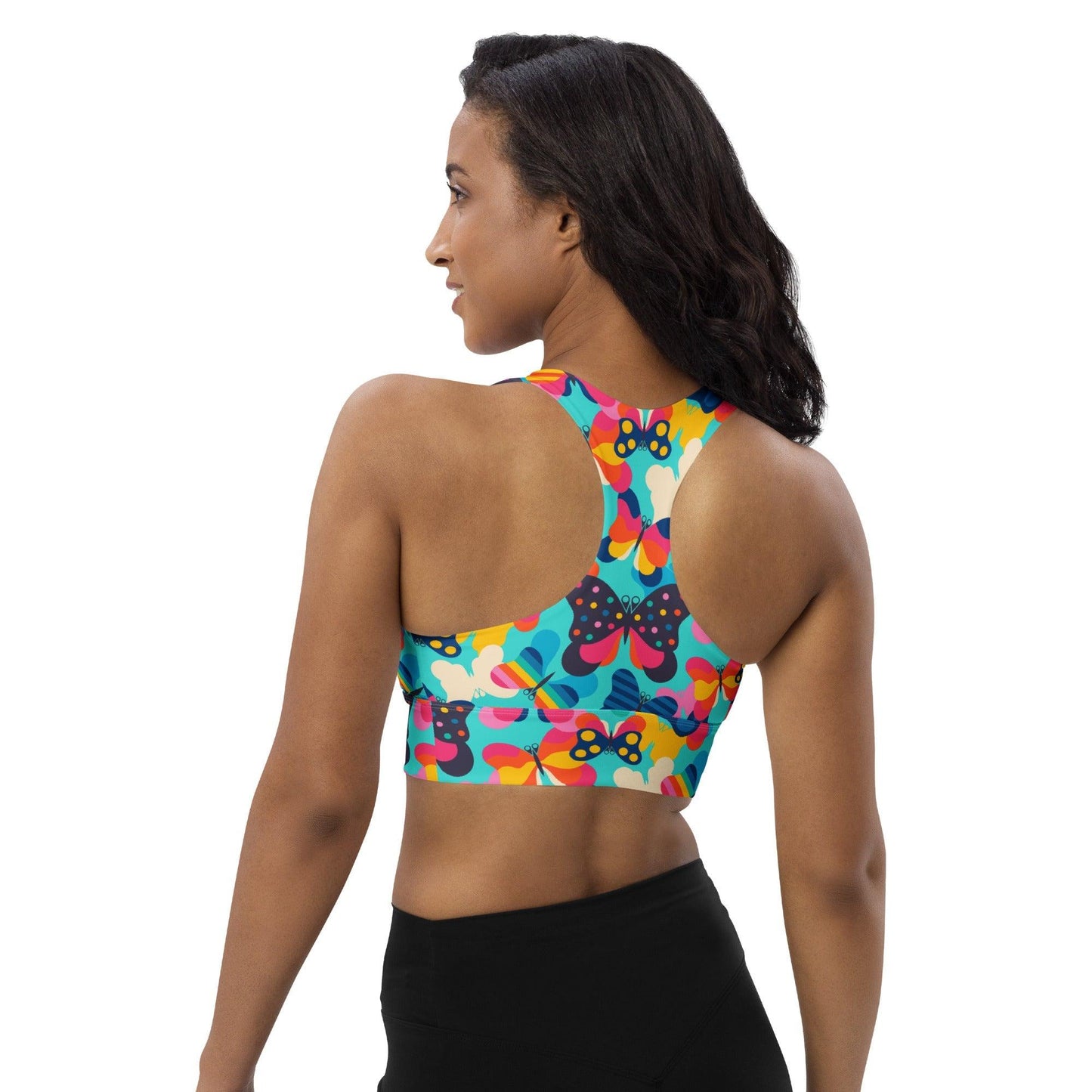 Sports Bra - FLYRAVE turquoise