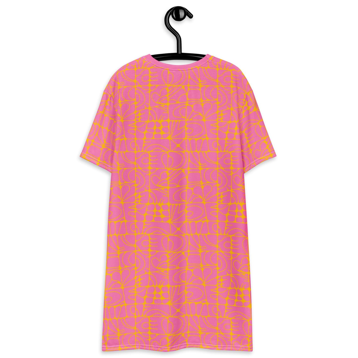 T-Shirt Dress - STONE SPIRIT pink yellow