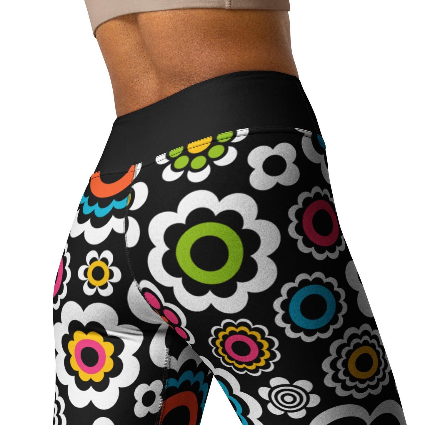 Yoga Leggings -2- SUGAR BLOOM