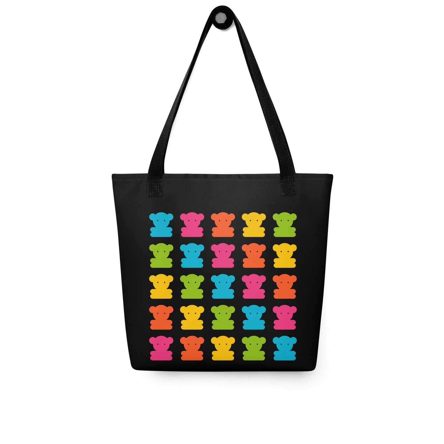 Tote Bag - SWEET TEDDY happy black