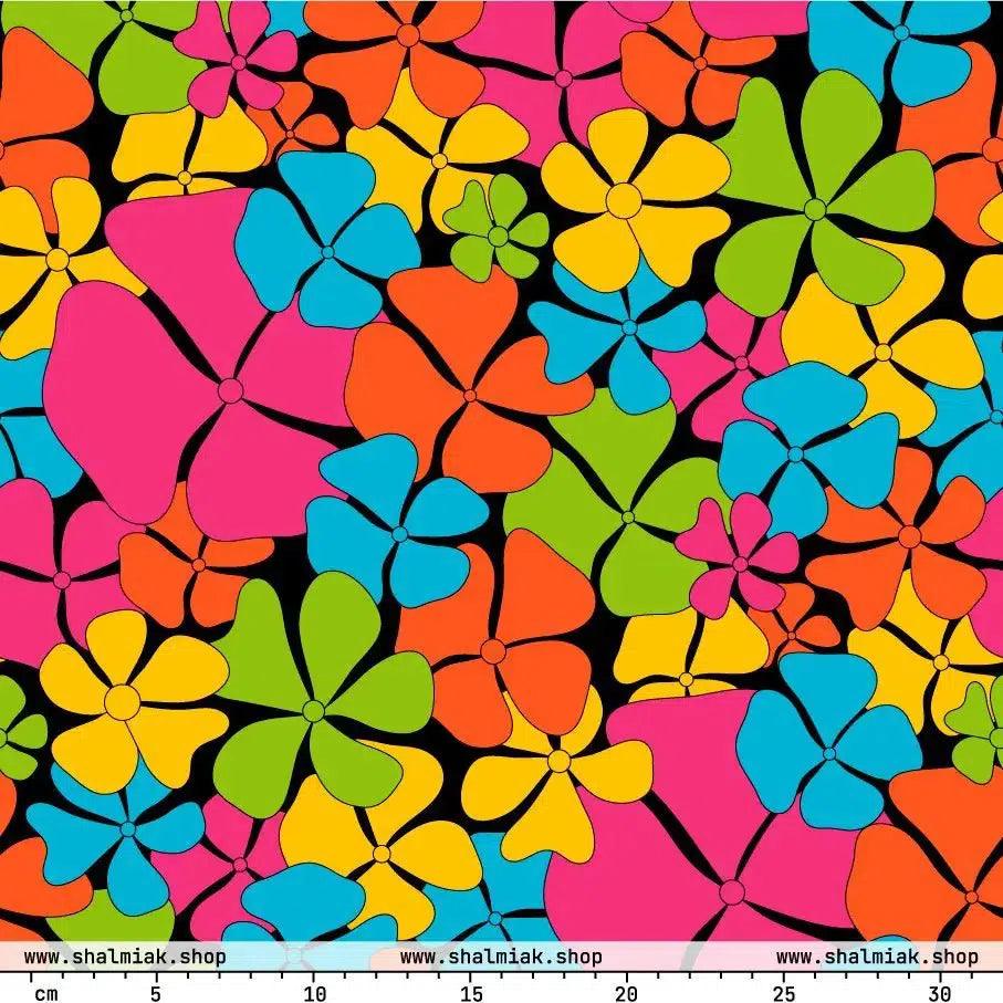 Fabric - ADELIE color - Wild Floral Print