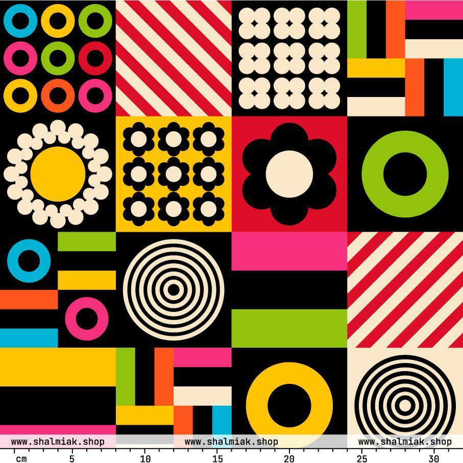 Fabric - CANDYBOX - Bold Candy Shapes