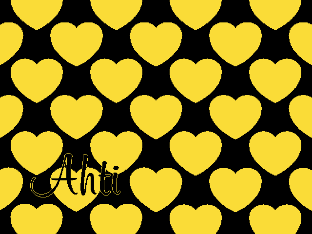 Personalized knitted blanket with hearts Yellow Black - Horizontal