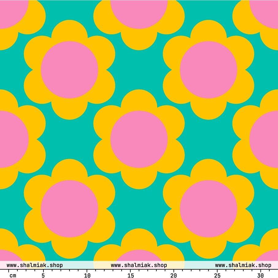 Fabric - ELLIE - Classic Flower Print