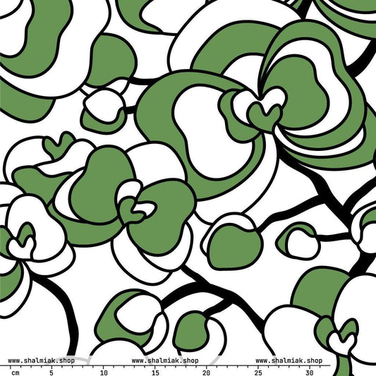 Fabric - JUBILEE simply green XL