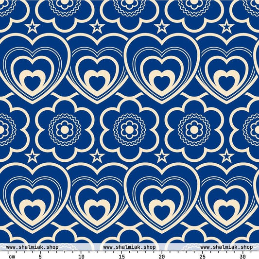 Fabric - RAMONA blue