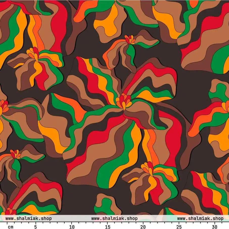 Fabric - SASSY IRIS retro