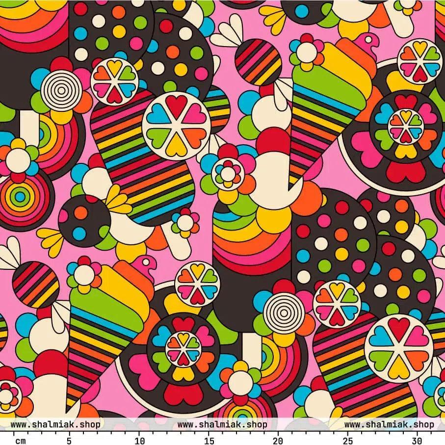 Fabric - SWEET FREAK pink