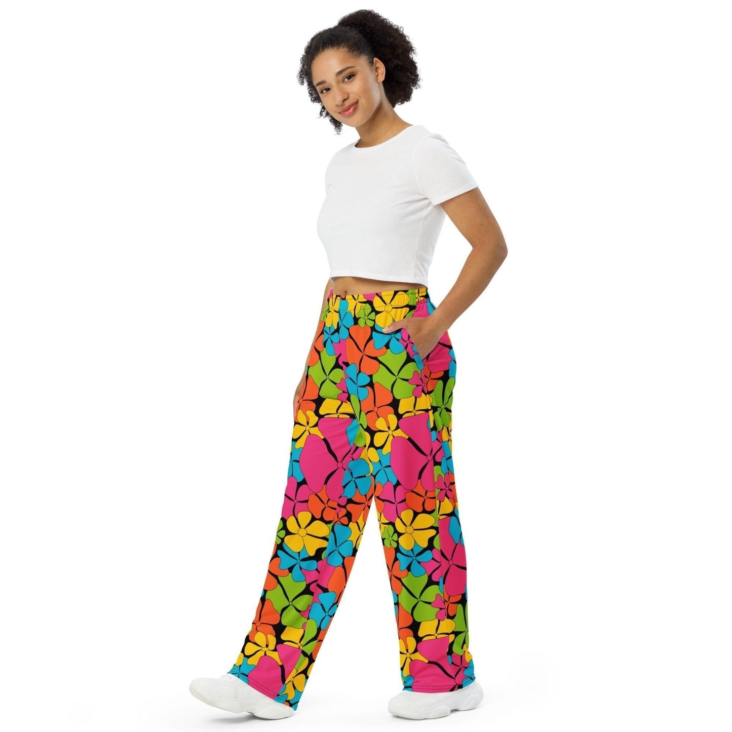 Pants - ADELIE color - Wild Floral Print