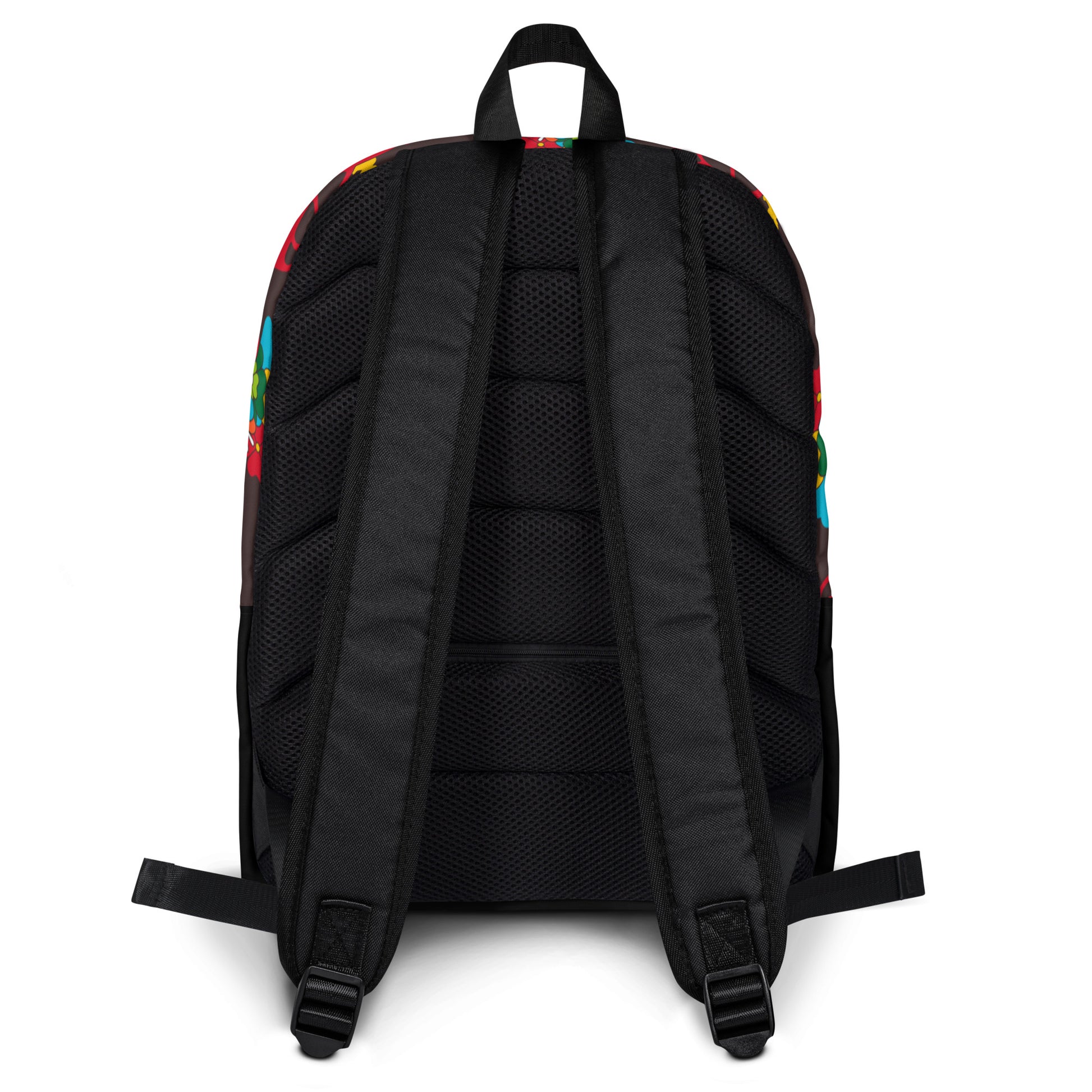 Backpack - DUCKS AND PEACE rainbow - Hippie roadtrip print