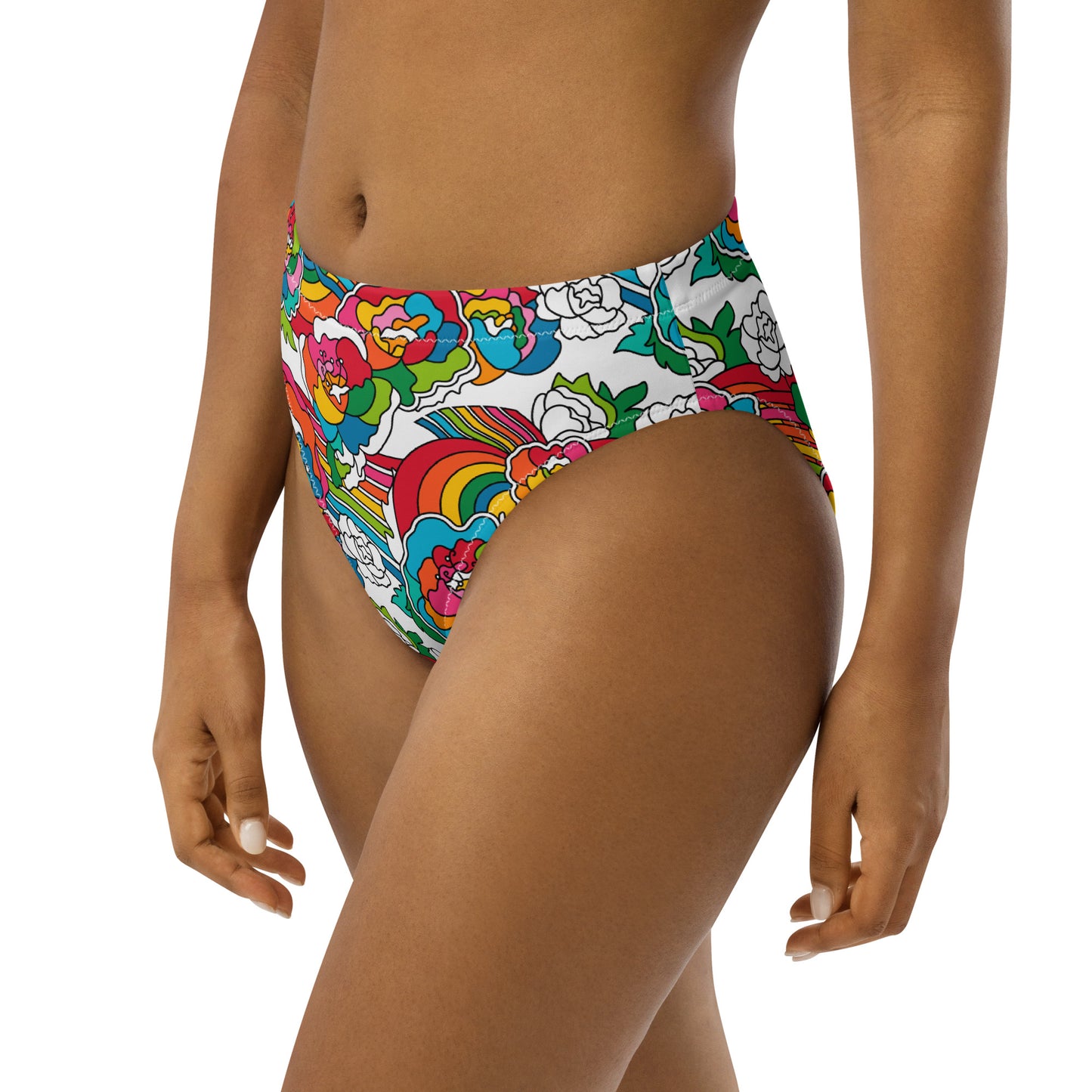 Bikini bottom - RAINBOW-NEL - Joyful rainbow print