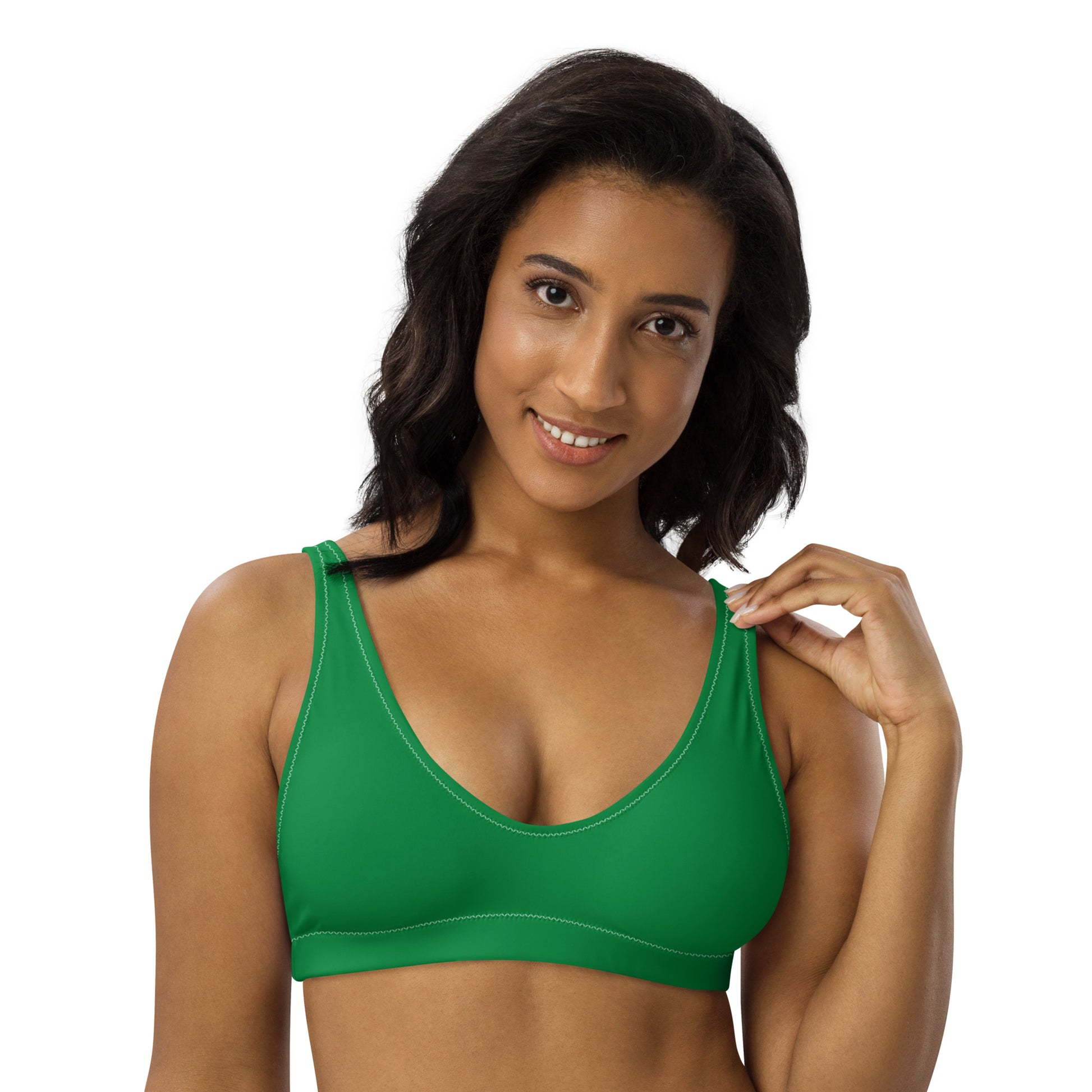 Bikini top - GREEN - Single color 3XL