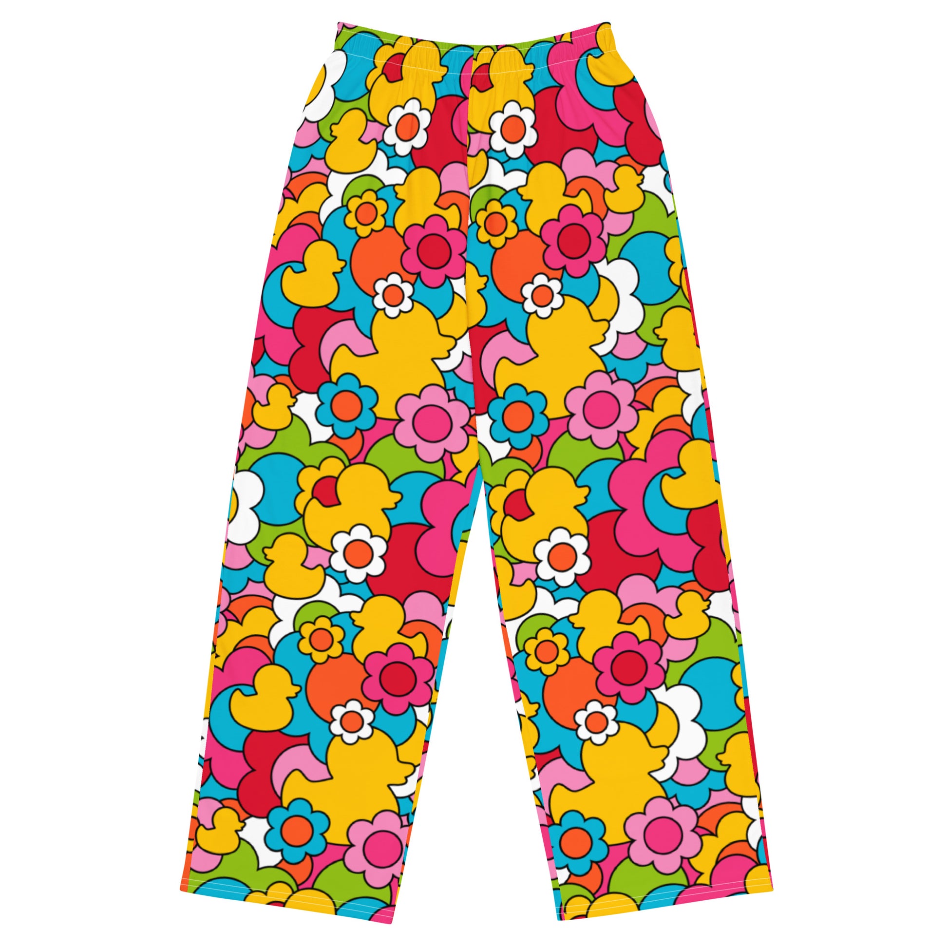 Pants - DUCK PARADISE color - Flower ducks print 6XL